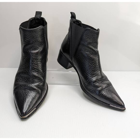 Acne Leather Jensen leather ankle boots black sz 36 (US 5.5) - Picture 1 of 12